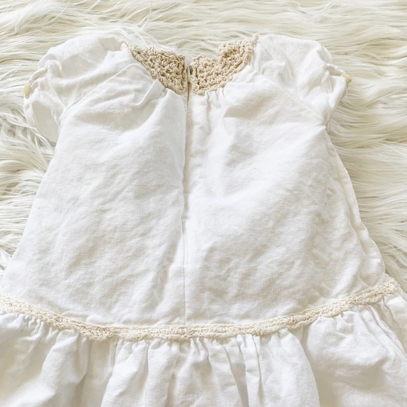Baby Gap Linen Dress with Crochet Details 3-6M - Picture 3 of 9